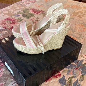 Victorias Secret wrap espadrilles